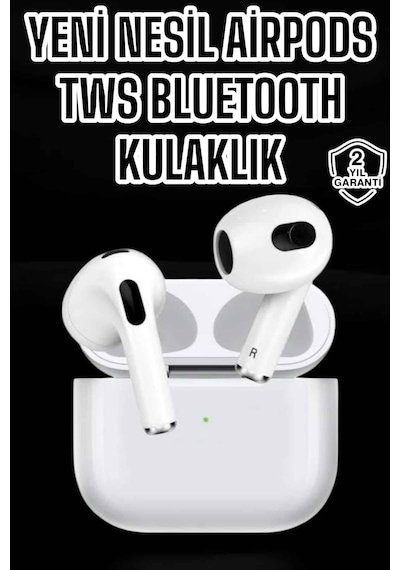 3.nesil Tws Bluetooth Kulaklık Mikrofonlu Anc Özelliği Dokunmatik Kontrol
