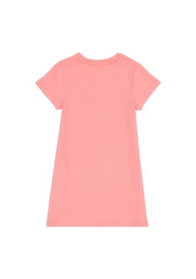 U.S. Polo Assn. Kız Çocuk Pembe Bisiklet Yaka Kısa Kol İnterlok Basic Örme Elbise 50306277-VR041 U.S. Polo Assn. Kız Çocuk Pembe Bisiklet Yaka Kısa Kol İnterlok Basic Örme Elbise 50306277-VR041