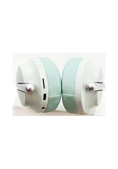 Kulak Üstü Kablosuz Uyumlu Bluetooth Kulaklık Stereo Sd Kart Girişi Şarjsız Kulanma Dahili Mikrofon Yeşil - 586749383