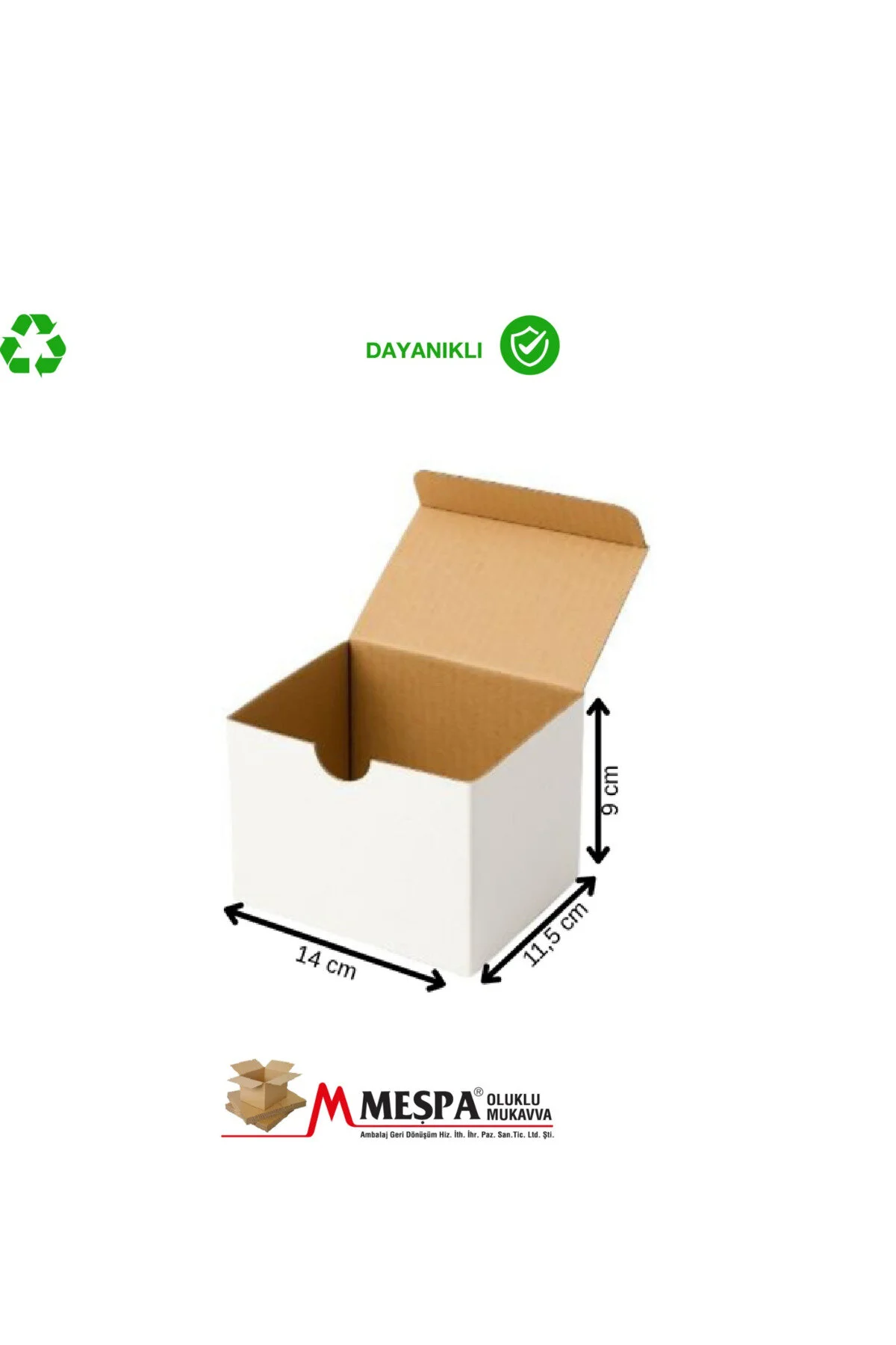 14 X 11,5 X 9 E Dalga 100lü Küçük Boy Taşıma,saklama Ve Kargolama Kutusu 100 Adet