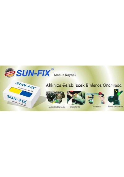SunFix Universal Çift KarışıMLı Epoksi Macun Kaynak 40 G
