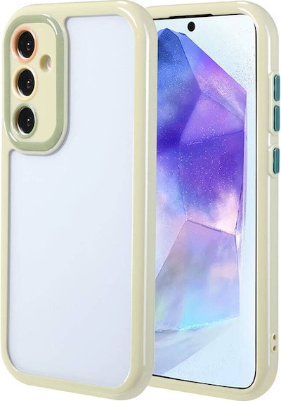 Samsung Galaxy A55 Uyumlu Renkli Tasarımlı Kamera Korumalı Lüx Silikon Kılıf