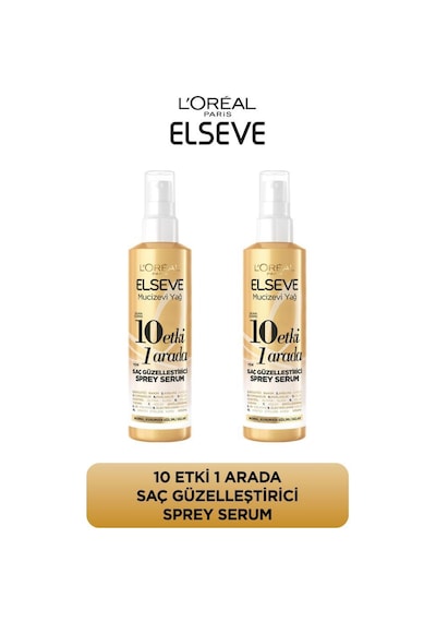 Elseve 10 Etki 1 Arada Saç Güzelleştirici Sprey Serum 2 x 150 ML
