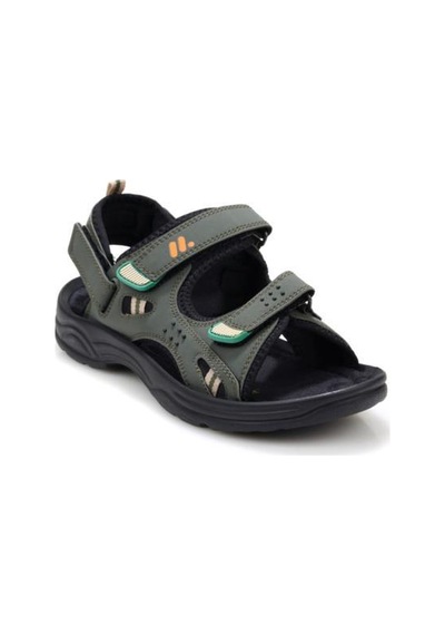 Minican Kids Kn-1600-26y Erkek Çocuk Ortopedik Sandalet Haki