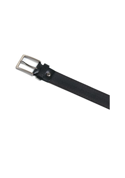 Black Erkek Gr-040-138 Grande Klasik Kemer Genişlik 4 Cm Siyah