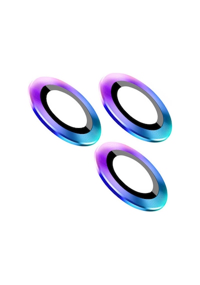 WIWU Apple Uyumlu iPhone 12 Pro Max Wiwu Lens Guard Wiwu Kamera Lens Koruyucu ZORE-218848 Colorful