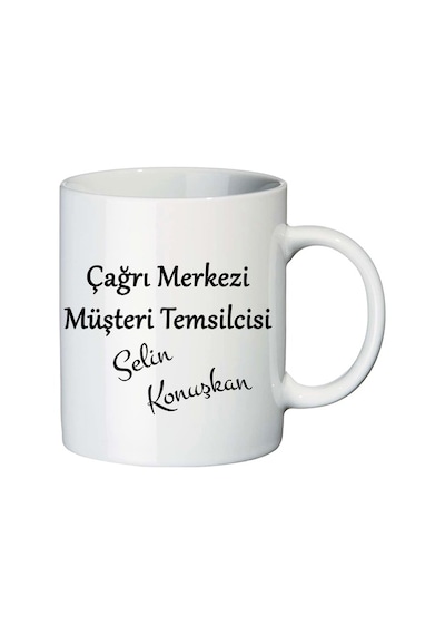 Çağrı Merkezi Personeline Hediye Isimli Bayan Kupa Bardak