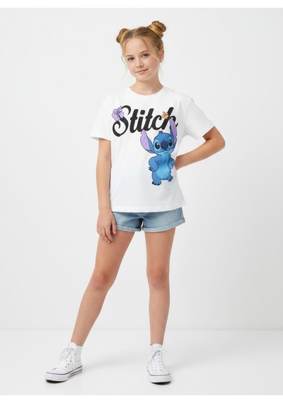 Sea Bubbles Stitch Çocuk Tişört St10412 BEYAZ