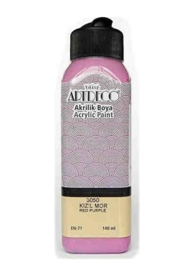Kızıl Mor Akrilik Boya 140 Ml Y-070r-3050 Mor