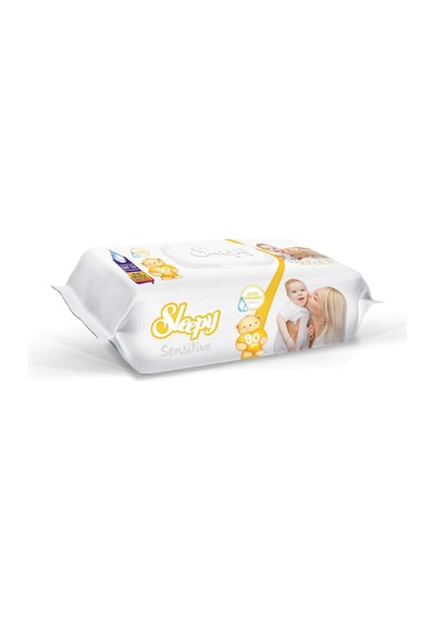 Sleepy Sensitive Hassas Ciltlere Özel Islak Bebek Havlusu 5 X 90'Lı