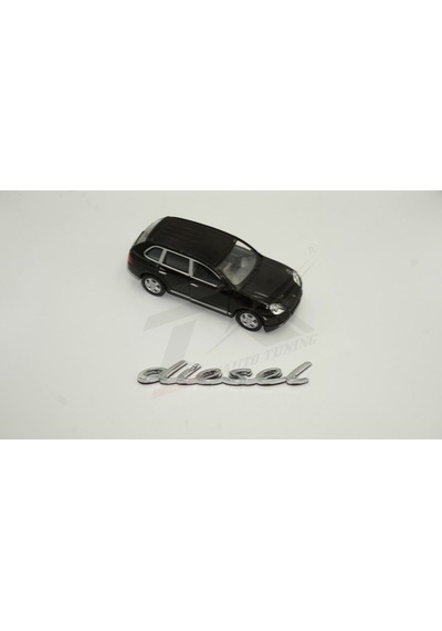 Porsche Diesel Krom Abs 3M 3D Çamurluk Yanı Yazı Logo Ürü