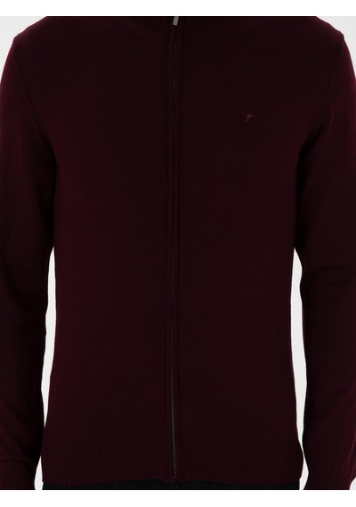 Cacharel Erkek Bordo Hırka 50275636-vr014 Kırmızı