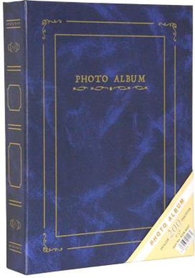 Rabsev 13x18cm 200 Fotoğraf Kapasiteli Ciltbezli Lüks Fotoğraf Albümü RS9207-M