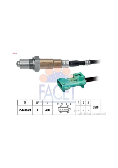 Oksijen Lambda Sensörü - Fiat Qubo, Fiorino - Facet-108068