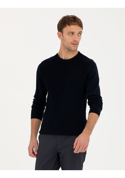 Pierre Cardin Erkek Lacivert Triko Kazak 50281823-vr033 Lacivert
