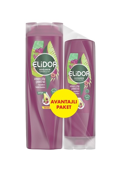Elidor Avokado Şampuan 400 Ml + Saç Kremi 200 Ml