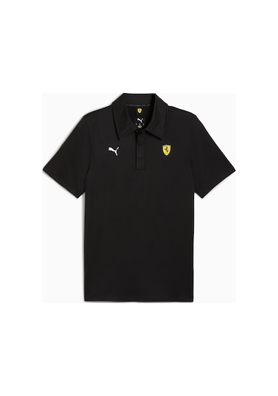 Puma Scuderia Ferrari Erkek Siyah Polo Tişört 632782-01 SIYAH
