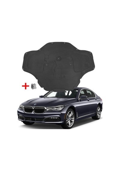 Bmw 7 Serisi G11 2016-2019 Kaput İzolasyonu Klipsli 51487330652