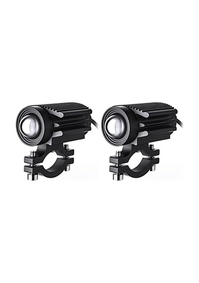 Motosiklet Led Sürüş Sis Farları 60w Beyaz Ve Amber Led 2 Adet