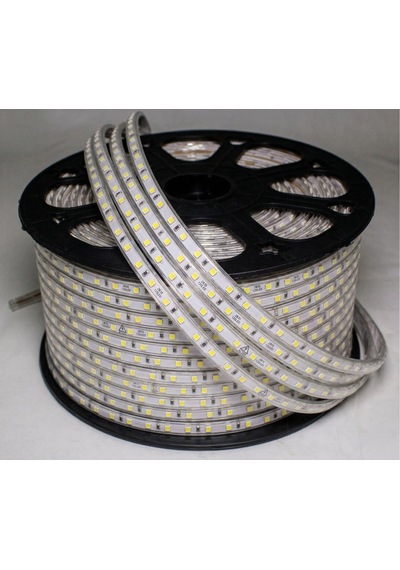 1 Adet 25 Metre Cata Ct 4497 Dış Mekan 120 Ledli Yapışkanlı 220v Şerit Led Amber Işık Rekli