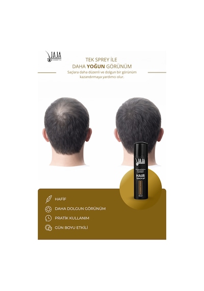 Koyu Kahve Dark Brown Dip Kapatıcı & Dolgunlaştırıcı Saç Spreyi 150 Ml