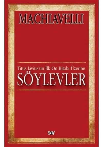 Söylevler / Niccolo Machiavelli 9789754688009