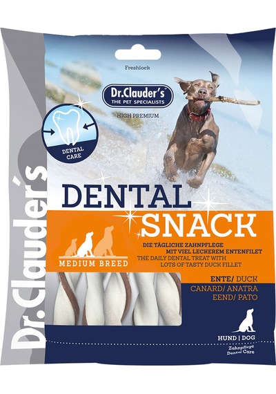 Dr. Clauders Dental Snack Ördekli Diş Sağlığı Köpek Ödülü 170 Gr - 3 Adet
