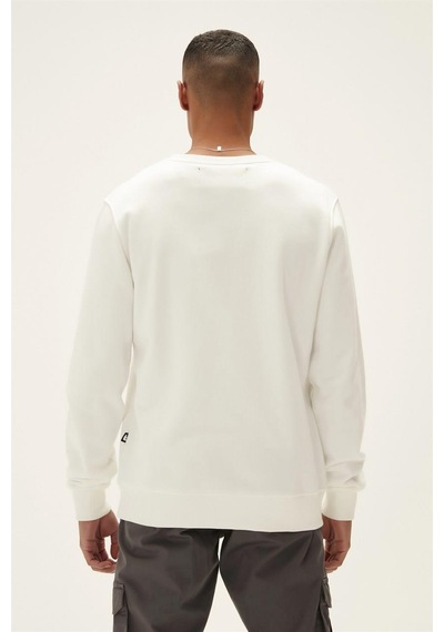 Bad Bear 22.02.12.009-c04 Counter Erkek Sweatshirt Beyaz