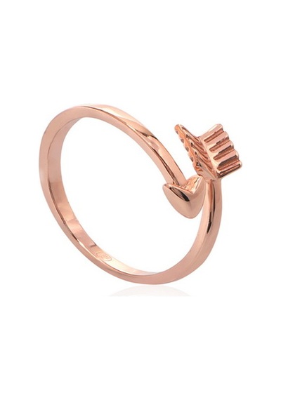 Emılıano Jewellery 925 Ayar Yuzuk Gümüş - Rose Gold