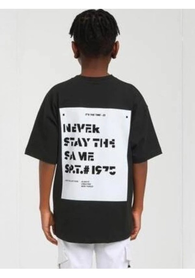Jack Lions Erkek Çocuk Pamuklu Siyah Tshirt-14643 SIYAH