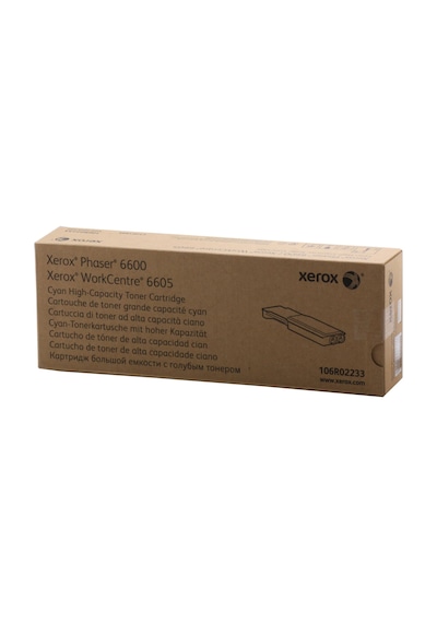 Xerox 106R02233 Phaser 6600-6605 Yüksek Kapasite Cyan Mavi Toner