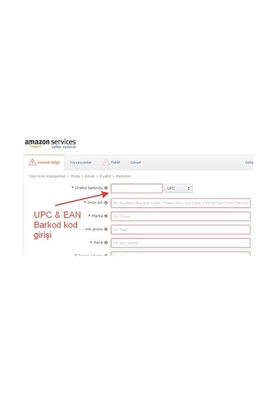 50 Adet-Ean-Upc-Gtin Barkodu Numarası Gs1 Barkod Amazon