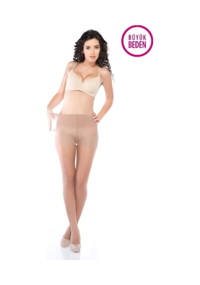 Penti Maxi Fit Parlak 2 Adet Ten Rengi Külotlu Çorap Ten Rengi