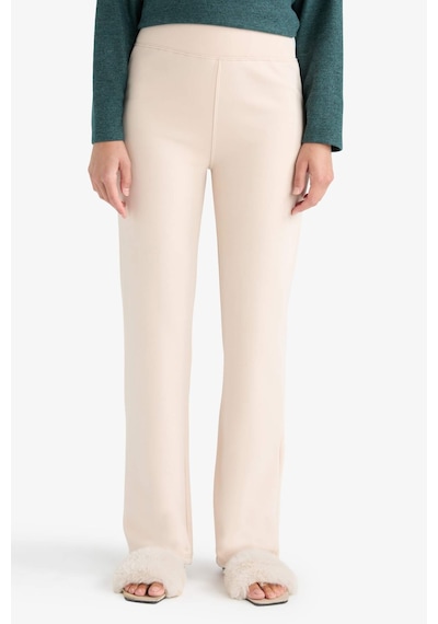 Defacto Flare Fit Geniş Paça Termal Tayt F2545AX25AU Bej