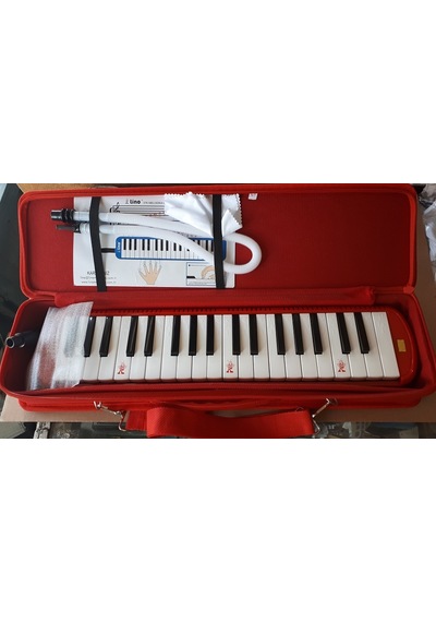 Melodika 37 Tuş Kırmızı Lino Marka Koruma Çantalı