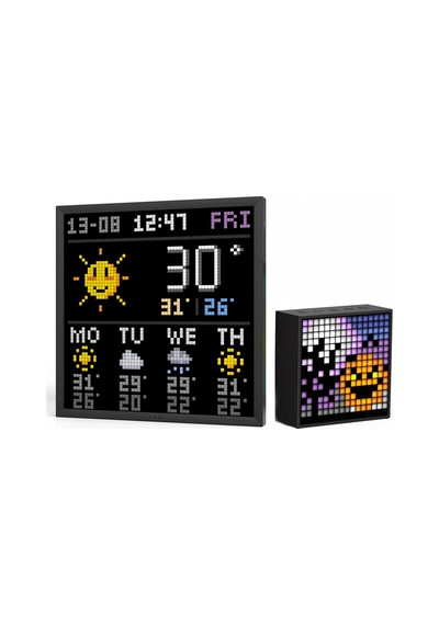 Divoom Timebox Evo Bluetooth Hoparlör + Pixoo-64 Led Ekran Seti