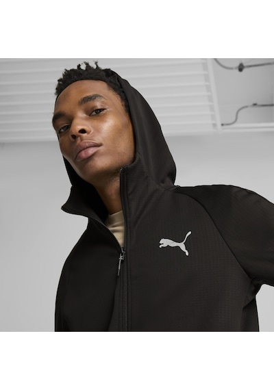 Puma Evostripe Full-zip Hoodie Erkek Ceket-siyah