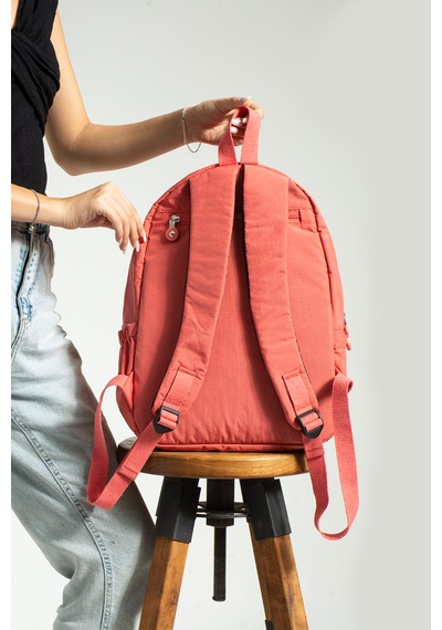 Nemo Bags Yavruağzı Unisex Okul Çantası, Crinkle Su Geçirmez Kumaş, Laptop Seyahat Sırt Çantası, 24 Lt, 40x30cm Diğer