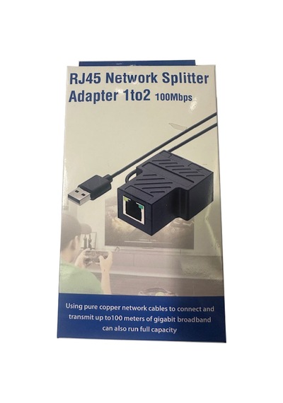 2 Port Ethernet Çoğaltıcı Rj45 Çoğaltıcı