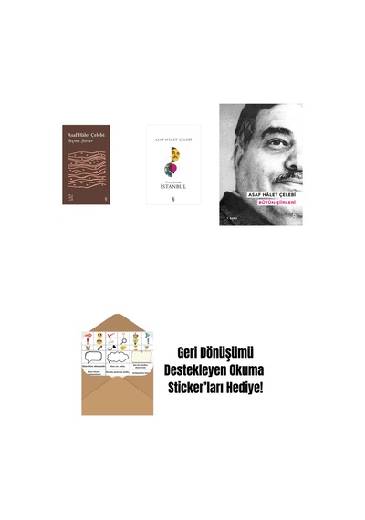 Everest Açıkhava 35 - Seçme Şiirler + Divan Şiirinde İstanbul + Asaf Hâlet Çelebi - Bütün Şiirleri + Okuma Sticker'ları