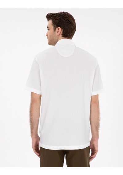 Pierre Cardin Erkek Beyaz Gömlek Kısa Kollu 50307091-vr013 Beyaz