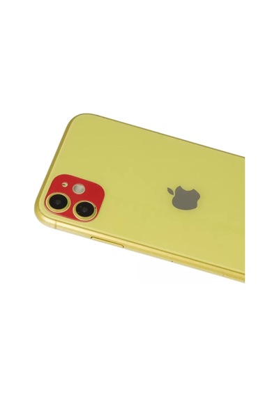 Newface Apple İphone 11 Rainbow Kamera Lens Koruma Cam - Kırmızı