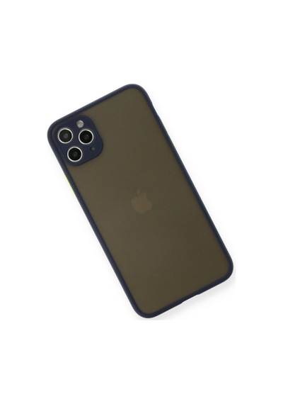 Apple iPhone  Uyumlu,  11 Pro Max Kılıf Montreal Silikon Kapak - Lacivert