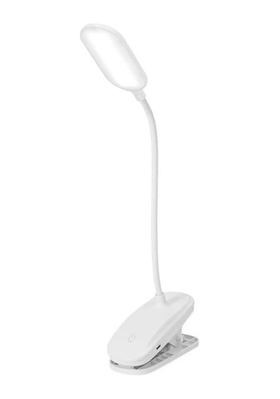 Powermaster Mx-8801a 3 Kademeli Akrobat Mandallı Şarjlı Led Masa Lambası Beyaz