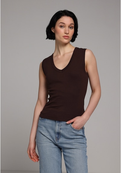 Colin's Colins Slim Fit Kadın Kahverengi Atlet Cl1080980 Q1.v2 Brw