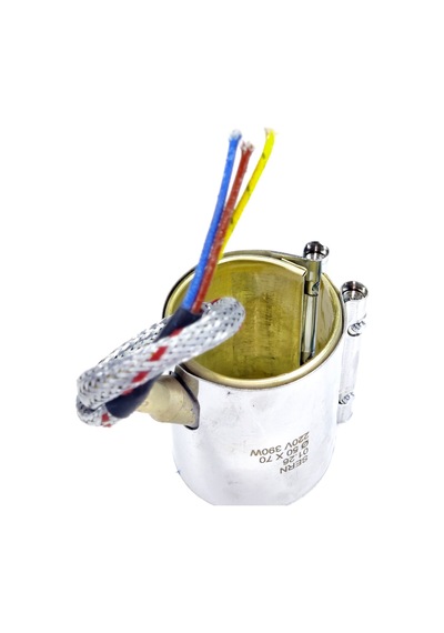 Sern Kelepçe Nozul Pirinç Rezistans 50mm Çap 70mm Boy 390w 220v
