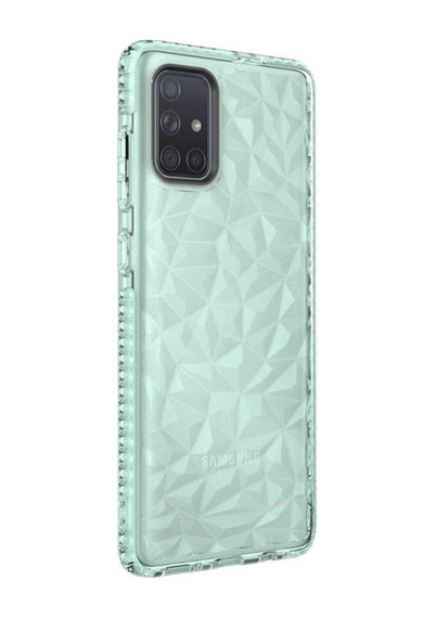 Samsung Uyumlu Galaxy A71 Kılıf Zore Buzz Kapak Yeşil