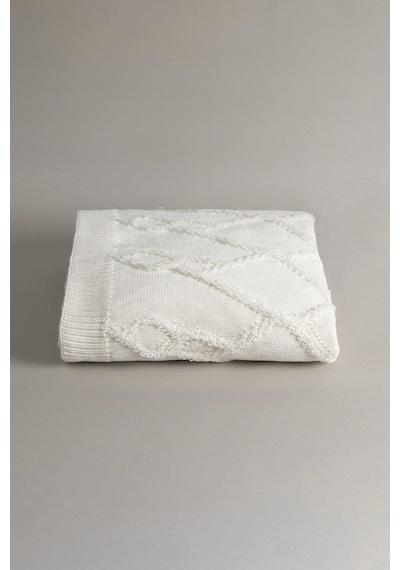 Espuma De Mar Krem Tek Kişilik Battaniye 160x220 37126 Krem