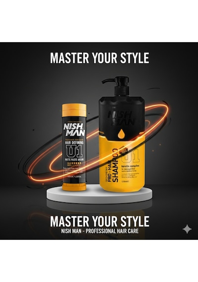 U1 Mat Wax 100 Ml X 5 Adet/ + 1250 Ml Tuzsuz Şampuan Hediye