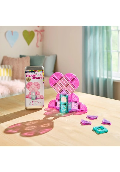Magna-tıles - Travel Set - Kalpli Set Manyetik Bloklar - 26 Parça